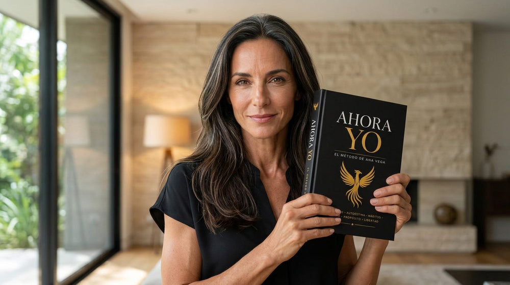 Ana Vega con el libro AHORA YO